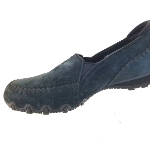 Skechers Shoes - Skecher Modern Comfort Black Bikers-Curbed Sneaker